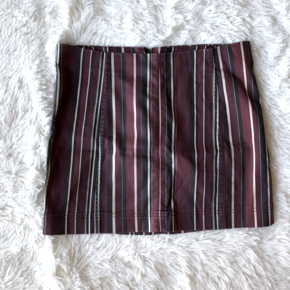 Altar’d State Striped Mini Skirt